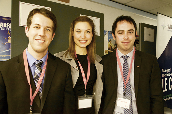 À gauche, Me Jean-François Demers et son équipe de Jolicoeur Lacasse.
