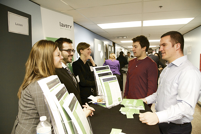 L'équipe Lavery, à gauche Me Léa Barot-Brown, ancienne étudiante de l'UdeM.