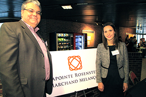 Me Seti Hamalian en compagnie de Me Marielle Girard, qui vient tout juste d'être officiellement embauchée chez Lapointe Rosenstein Marchand Melançon. 